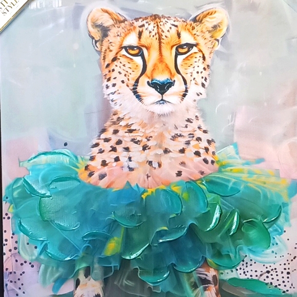 LUX (CHEETAH) ART  16" x 20" - Picture 2 of 4